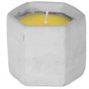 Lumanare Citronella, ciment, 90x75 mm
