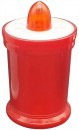 Lumanare MagicHome TG-18, LED, pentru mormant, rosu, 11 cm, parte din pachet 2xAA