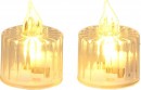 Lumanare MagicHome Craciun, LED alb cald, pâlpâitor, 3,6x5 cm, cutie de 12