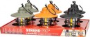 Lampă de camping Strend Pro NX1069, lanternă RETRO, mix de culori, 200 lm, 3xAAA, Sellbox 6 buc.