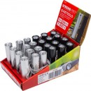 Lanterna Strend Pro NX1051, 50 lm, incarcare USB, negru/argintiu, 77x19 mm, Sellbox 24 buc
