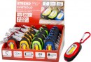 Lampa Strend Pro Breloc, breloc, pandantiv, cu carabina, culori mixte, LED 20 lm, 70x34x24 mm, Sellbox 24 buc