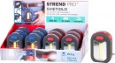Strend Pro Worklight, pandantiv, LED 200 lm, magnet, cu clip, rosu/albastru, 3x AAA, Sellbox 12 buc