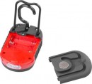 Strend Pro Worklight, pandantiv, LED 200 lm, magnet, cu clip, rosu/albastru, 3x AAA, Sellbox 12 buc