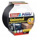Bandă tesa® Extra Power Universal, textil, argintiu, 50 mm, L-10 m