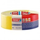 Bandă tesa® PRO Betonband, textil, galben, 48 mm, L-50 m