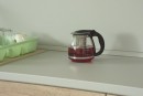 Ceainic MagicHome TP021, 1,5 litri, sticla / PP/otel inoxidabil