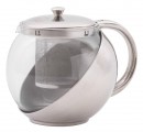 Ceainic MagicHome TP108, 1,1 litri, sticlă/oțel inoxidabil