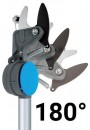 AQUACRAFT® 320146 foarfecă, pentru crengi, cu ferăstrău, telescopică, max. 2 m