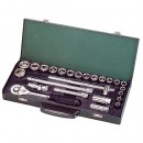 Set scule și chei tubulare 25 buc, 1/2, 10-32mm