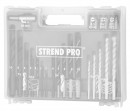 Set de scule (burghii, elemente de fixare, adaptor + șuruburi) Strend Pro
