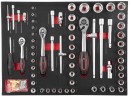 Set de scule Strend Pro B224, 245 buc, dulap, 6 sertare