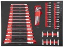 Set de scule Strend Pro B224, 245 buc, dulap, 6 sertare