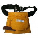 Poach scule pe curea - Leather Strend Pro, 1 buzunar
