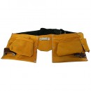 Poach scule pe curea - Leather Strend Pro, 2 buzunare