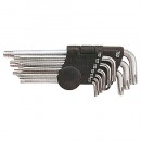 Set chei TORX 9 buc Strend Pro, T10-T50mm