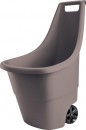 Cărucior Keter® EASY GO 50 L, 51x56x84 cm, maro, pentru deșeuri de grădină