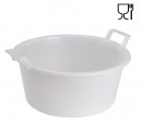 Lighean ICS P9145, 18 lit, 45 cm, alb, rotund, cu urechi