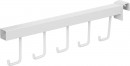 Rafturi pentru umerase H24 0500x25x25x1,2 mm, cu carlige