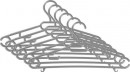 Umeraș Strend Pro, pentru haine, plastic, negru/maro/gri, pachet. 6 buc., 40x18,5 cm