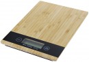 Cantar bucatarie MagicHome, bambus, max. 5 kg, 23x16,5 cm