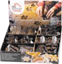 Taietor de biscuiti MagicHome, pentru copt, Craciun, matrita, 6 modele, Sellbox 36 buc
