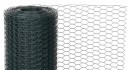 Plasa de sarma HEX acoperita cu PVC 1000mm / 20mm / 1.0mm / 25m