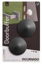 DOORBUFFER opritor mâner, opritor, opritor ușă din plastic, opritor ușă perete, grafit, ambalaj. 2 buc