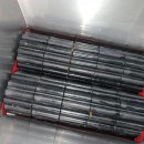 Zdrobitor cu desciorchinare, manual, Vivatechnix VMD-33, capacitate 250 kg/h, cuva inox