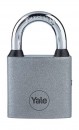 Lacăt Yale Y111S/38/121/1, fier, argintiu, 38 mm, 3 chei