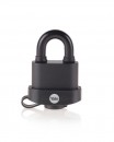 Lacăt Yale Y220B/51/118/1, de înaltă securitate, lacăt, oțel laminat, negru, 53 mm, 3 chei