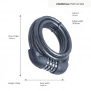 Broasca Yale YCC0/10/180/2 pentru biciclete, cod numeric